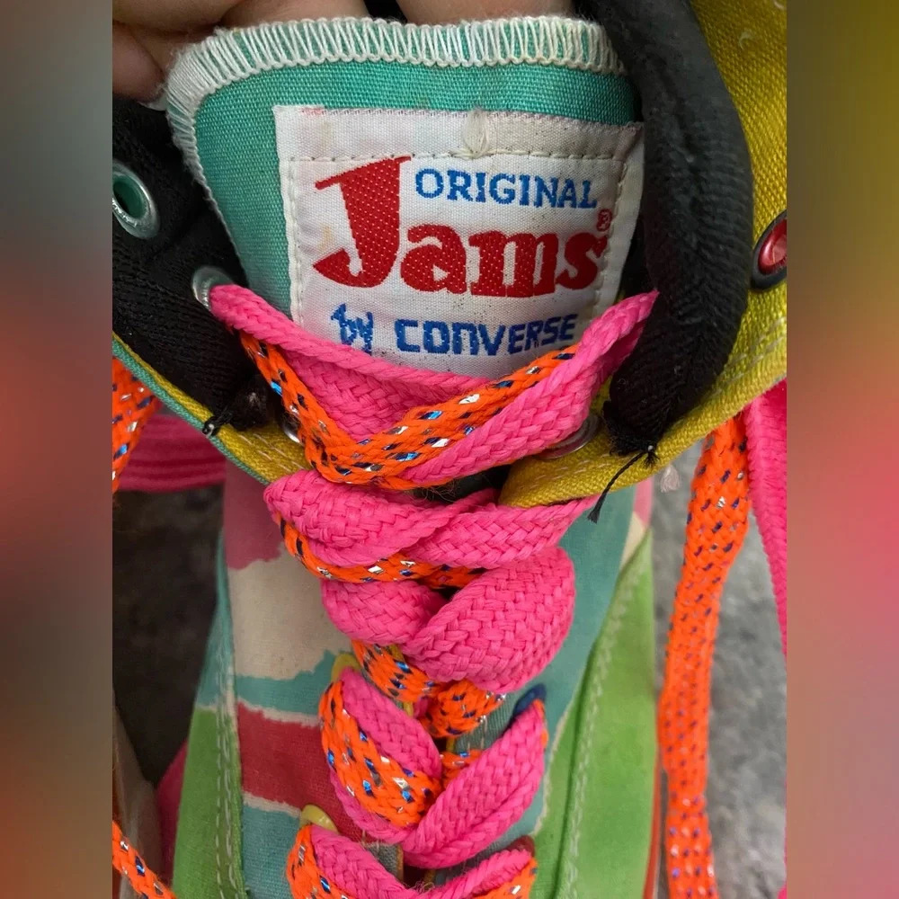 Vintage 1980s Original Jams by Converse Hightops Men’s size 7.5! - Picture 13 of 16